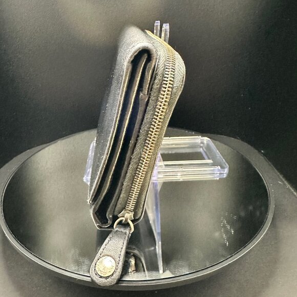 Coach Lambskin Leather Zip Long Wallet with Snap - EUC - Picture 4 of 9